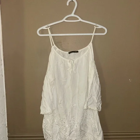 Suzy Shier White Blouse - Picture 2 of 4